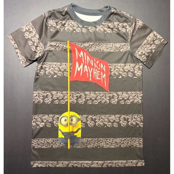 Minions Other - Minions Graphic T-Shirt Minion Mayhem Short Sleeve Crew Neck Kids M (8) Kids